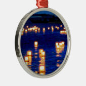 Lantern Floating Festival Metalen Ornament (Rechts)