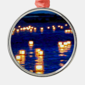 Lantern Floating Festival Metalen Ornament