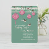 Lantern Invitation Kaart (Staand voorkant)