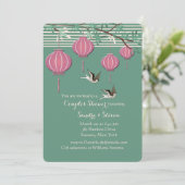 Lantern Invitation Kaart (Staand voorkant)