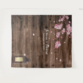  Lantern roze Floral Wedding Backdruppels Wandkleed (Voorkant (horizontaal))