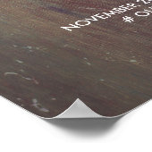  Lantern Rustic Wood Weddenschap Welkomstbord Poster (Hoek)