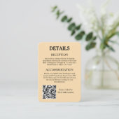 Lantern Sage Green Boho Design Wedding Informatiekaartje (Staand voorkant)
