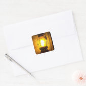 Lantern Vierkante Sticker (Envelop)