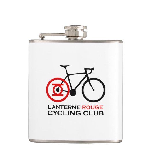 Lanterne Rouge Cycling Club Heupfles (Voorkant)