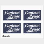 Lanterne Rouge Cycling Club Rechthoekige Sticker (Vel)