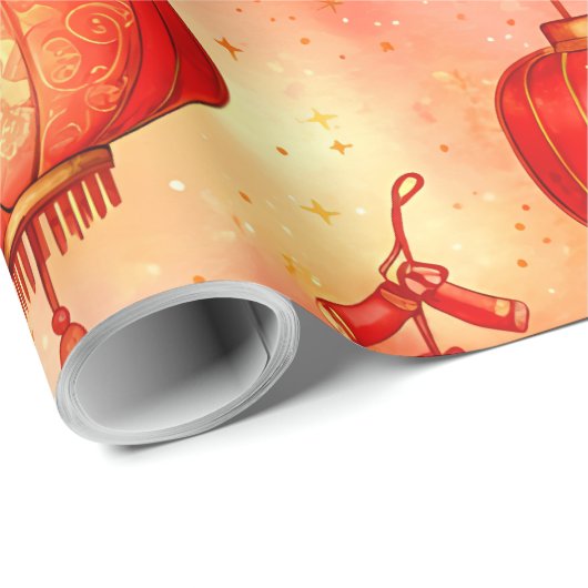 Lanterns glow, firecrackers burst, and blossoms bl cadeaupapier (Rol Hoek)