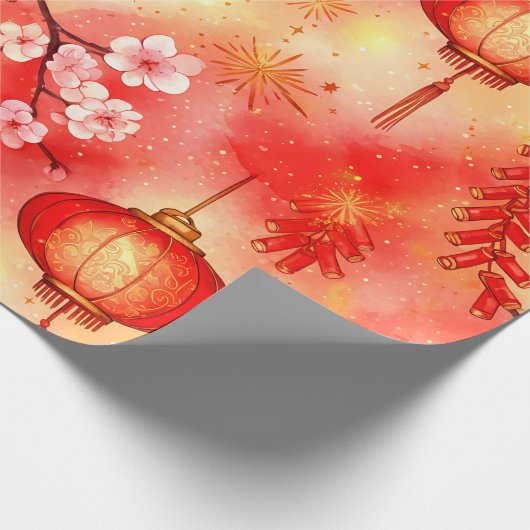 Lanterns glow, firecrackers burst, and blossoms bl cadeaupapier (Hoek)