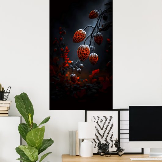 Lanterns in the Gloom Poster (Thuiskantoor)