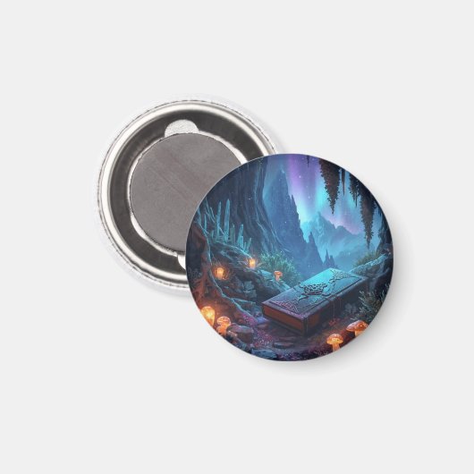 Lanterns, Mushrooms, and a Book Magneet (Voorkant / Achterkant)