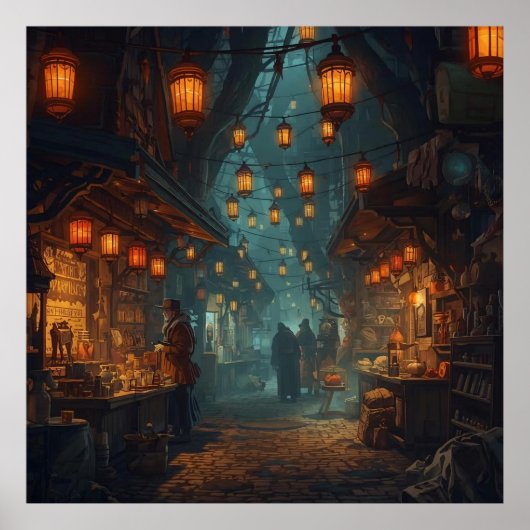 Lanterns of the Forgotten Alley Poster (Voorkant)