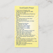 Lanto Chohan van de tweede straal Contactkaartje (Achterkant)