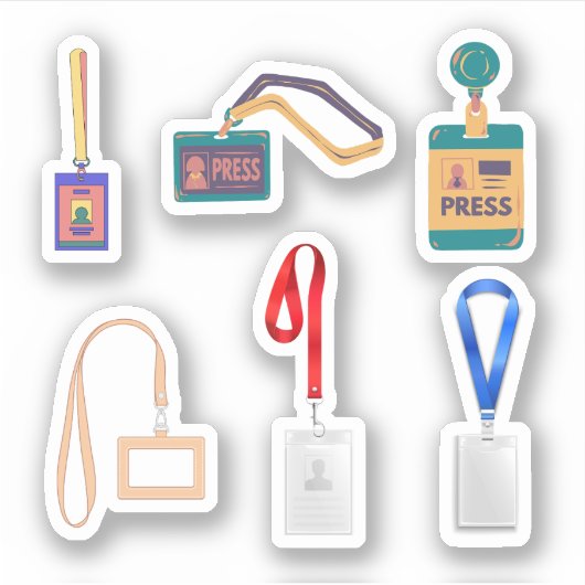 Lanyard Stickers (Voorkant)