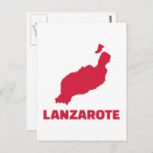 Lanzarote Briefkaart (Voorkant / Achterkant)