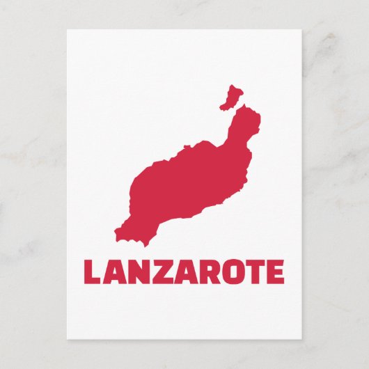Lanzarote Briefkaart (Voorkant)