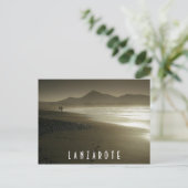 Lanzarote briefkaart - Playa de Famara (Staand voorkant)