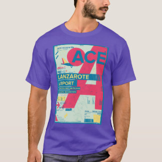 Lanzarote Canarische Eilanden Spanje Airport Trave T-shirt