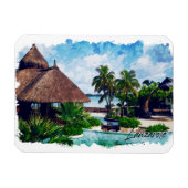 Lanzarote Canarische Eilanden Spanje Tropisch Magneet (Horizontaal)