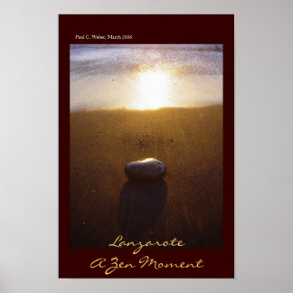 Lanzarote: een Zen Moment Poster