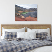 Lanzarote El Golfo uitzicht canvas print (Insitu (Slaapkamer))
