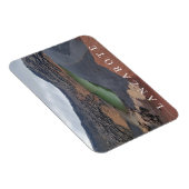 Lanzarote El Golfo uitzicht koelkastmagneet Magneet (Rechterzijde)