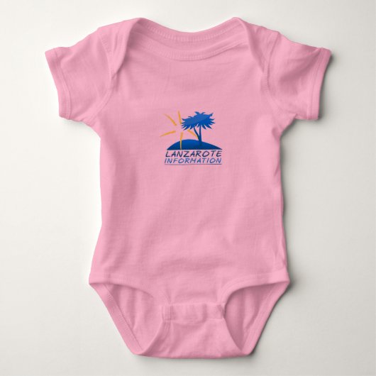 Lanzarote info Baby's t Romper (Voorkant)