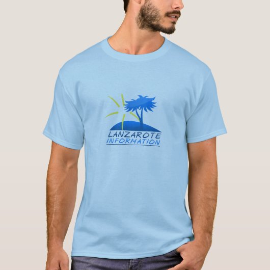 Lanzarote Info Mannen T T-shirt (Voorkant)