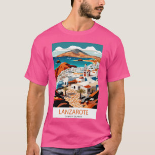 Lanzarote Poster Spanje Reizen T-shirt