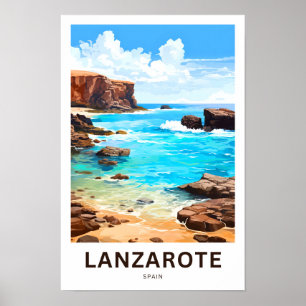 Lanzarote Spanje Reisprint Poster