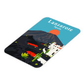  Lanzarote Spanje Reissouvenir Magneet (Linkerzijde)