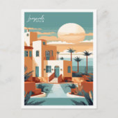 Lanzarote Spanje vintage reizen Briefkaart (Voorkant)