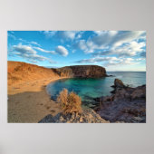 Lanzarote strandcove poster (Voorkant)