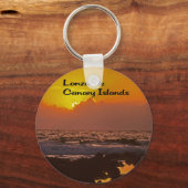 Lanzarote Sunset Sleutelhanger (Voorkant)