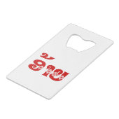 Lao Brother - ອ້ າ ຍ / Ai - Laotiaans / Laos Creditkaart Flessenopener (Achterkant Gekanteld)