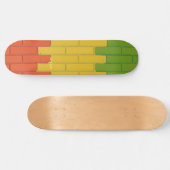 Lao Che Schaats Rasta Bricks Deck Skateboard (Horizontaal)