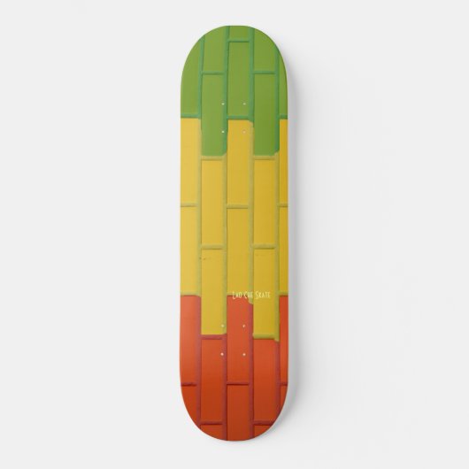 Lao Che Schaats Rasta Bricks Deck Skateboard (Voorkant)