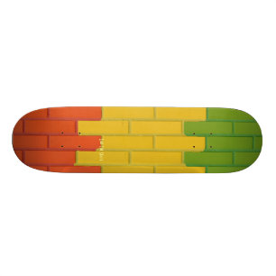 Lao Che Schaats Rasta Bricks Deck Skateboard
