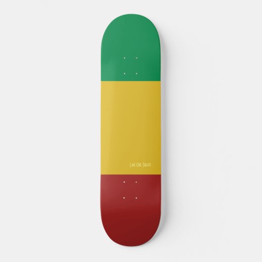 Lao Che Schaats Rasta Deck Persoonlijk Skateboard (Voorkant)
