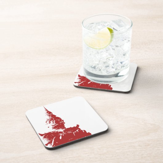 Lao Giant Guardian ... Buddha Park, Vientiane, Lao Bier Onderzetter (Rechterzijde)