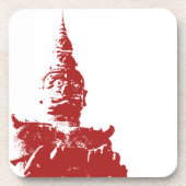 Lao Giant Guardian ... Buddha Park, Vientiane, Lao Bier Onderzetter (Voorkant)