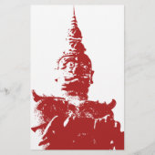Lao Giant Guardian ... Buddha Park, Vientiane, Lao Briefpapier (Voorkant)