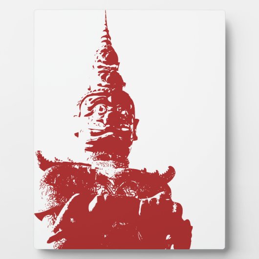 Lao Giant Guardian ... Buddha Park, Vientiane, Lao Fotoplaat (Voorkant)