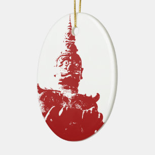 Lao Giant Guardian ... Buddha Park, Vientiane, Lao Keramisch Ornament