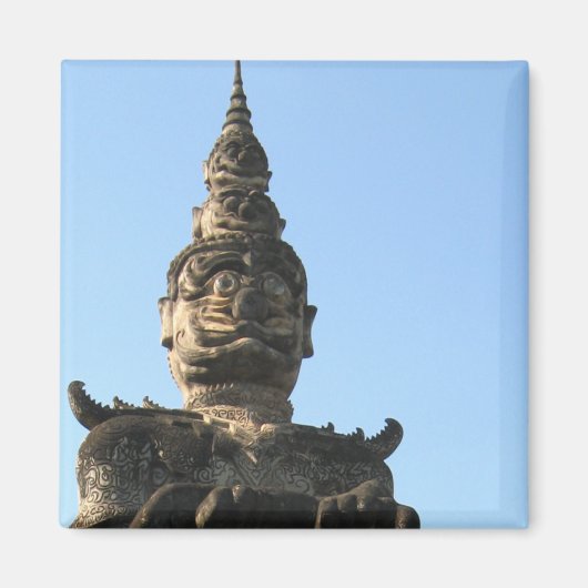 Lao Giant Guardian ... Buddha Park, Vientiane, Lao Magneet (Voorkant)