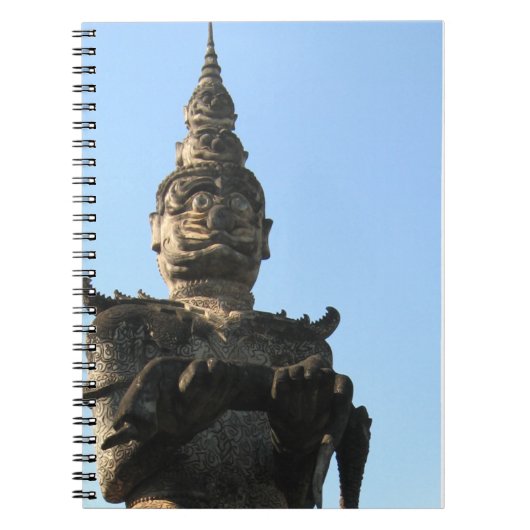 Lao Giant Guardian ... Buddha Park, Vientiane, Lao Notitieboek (Voorkant)