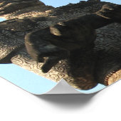 Lao Giant Guardian ... Buddha Park, Vientiane, Lao Poster (Hoek)