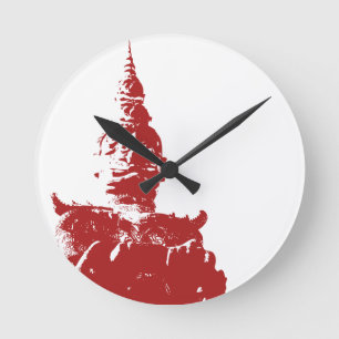 Lao Giant Guardian ... Buddha Park, Vientiane, Lao Ronde Klok