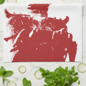 Lao Giant Guardian ... Buddha Park, Vientiane, Lao Theedoek (Gevouwen)