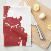 Lao Giant Guardian ... Buddha Park, Vientiane, Lao Theedoek (Quarter Fold)