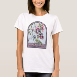 Lăo lao  Bloemen Grootmoeder T-shirt